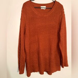 Loveriche 3X maroon/rust sweater